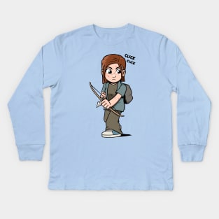 Clicker Hunt Kids Long Sleeve T-Shirt